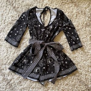 BlackMilk Put a Spell On You Kimono Playsuit - Limited size small
